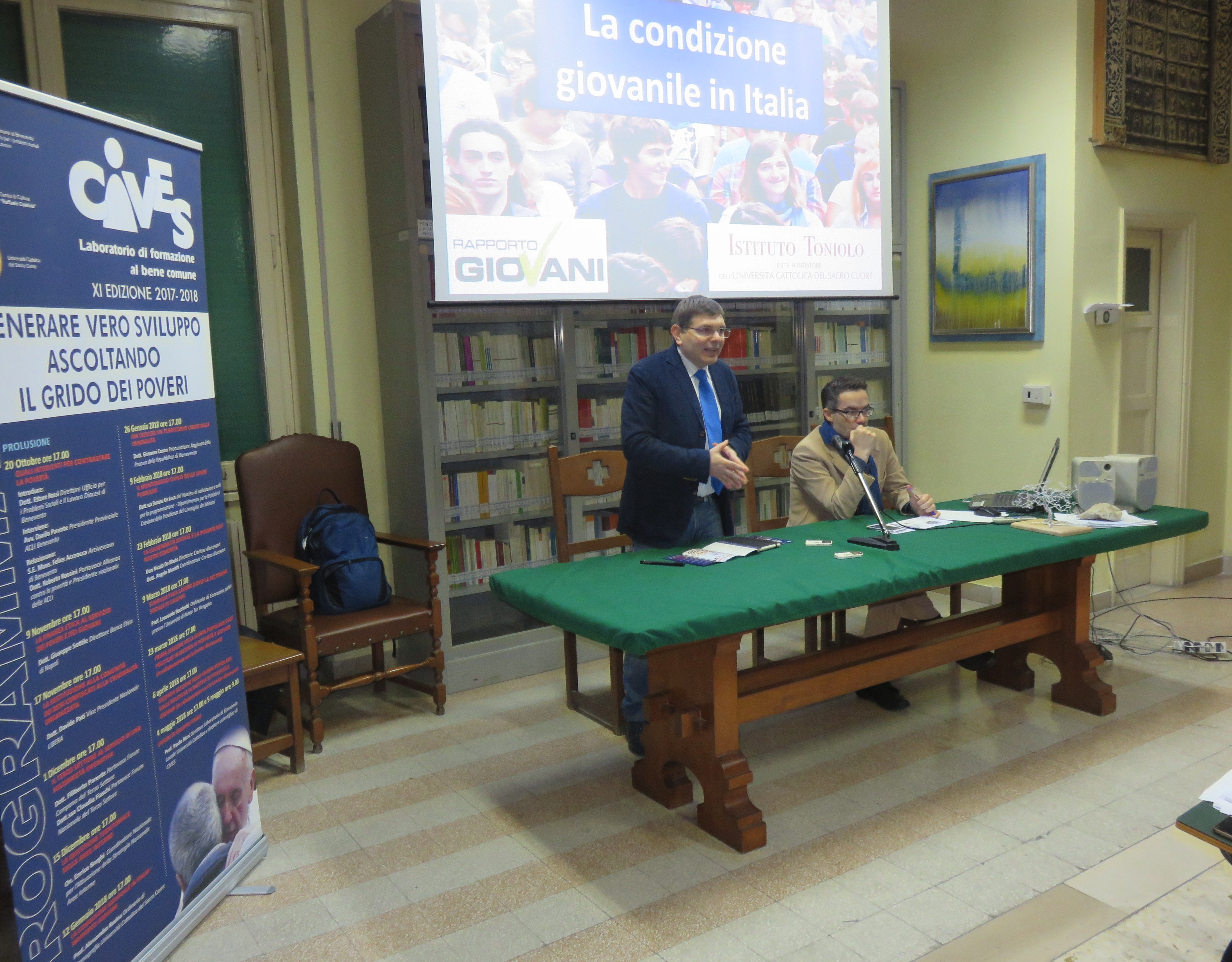 Benevento| Cives: incontro sui giovani e l’impegno professionale con Accrocca e Padre Costa
