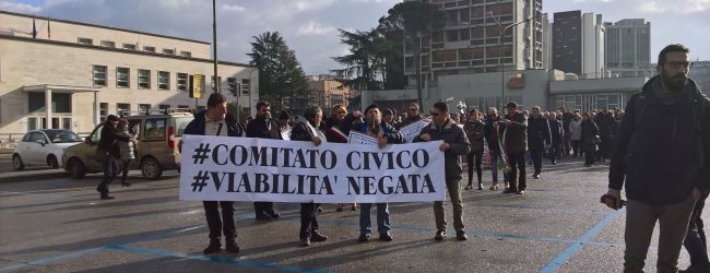 Montefalcone Valfortore| “Viabilità negata” il corteo arriva in Prefettura