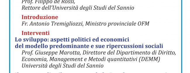 Benevento| Frati Minori del Sannio, convegno di studi su “Populorum progressio”