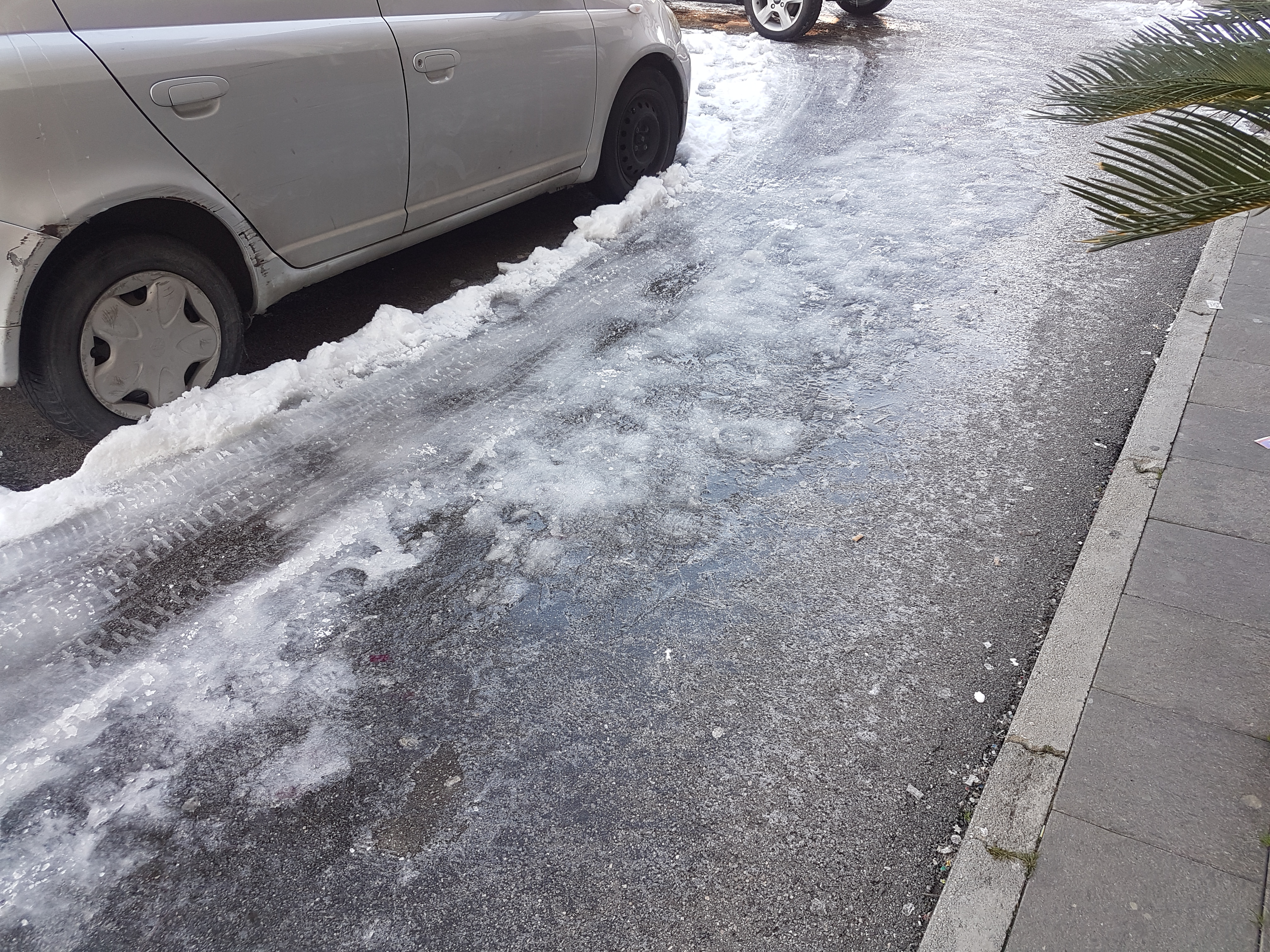 Benevento| Dopo la neve ora è pericolo ghiaccio