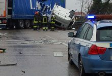 Benevento| Incidente sulla Telesina. Camion si ribalta.Un ferito