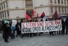 Benevento| Forza Nuova, corteo antifascista composto ma irriducibile