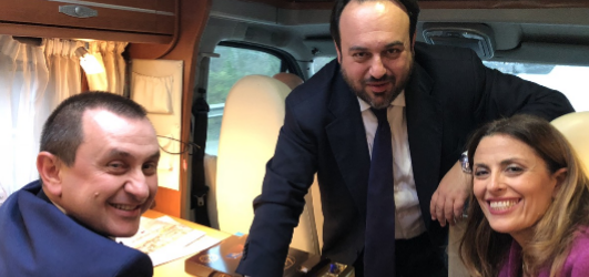Solopaca| Partito il tour di Carmine Valentino e Ettore Rosato
