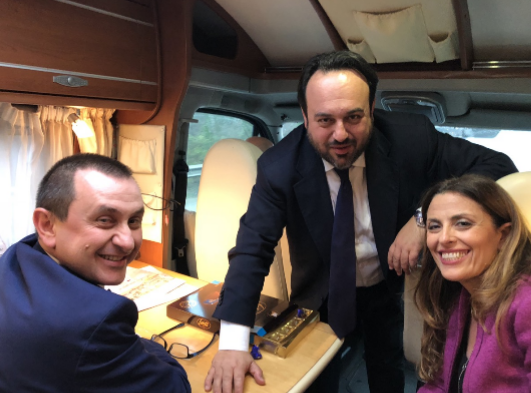 Solopaca| Partito il tour di Carmine Valentino e Ettore Rosato