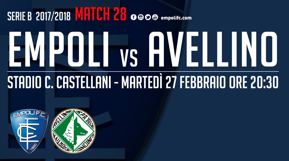 Avellino, stasera l’Empoli: la probabile formazione