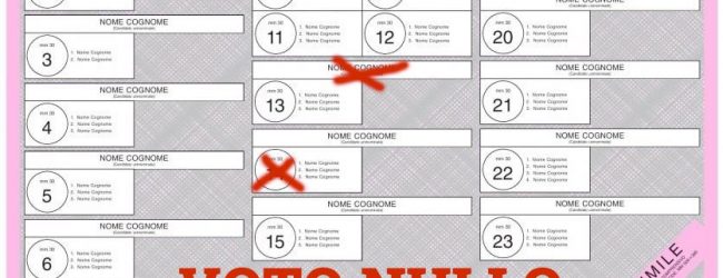 Elezioni 2018: il fac simile delle schede e le istruzioni per il voto