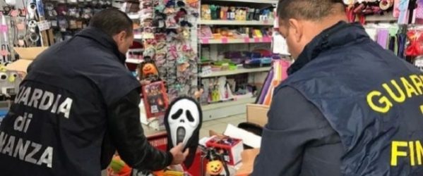 Avellino| Le Fiamme Gialle sequestrano oltre 100 mila prodotti privi del marchio CE