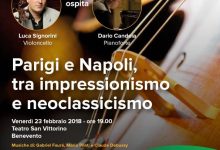Benevento| Al Conservatorio Nicola Sala il concerto “Parigi e Napoli tra impressionismo e neoclassicismo”