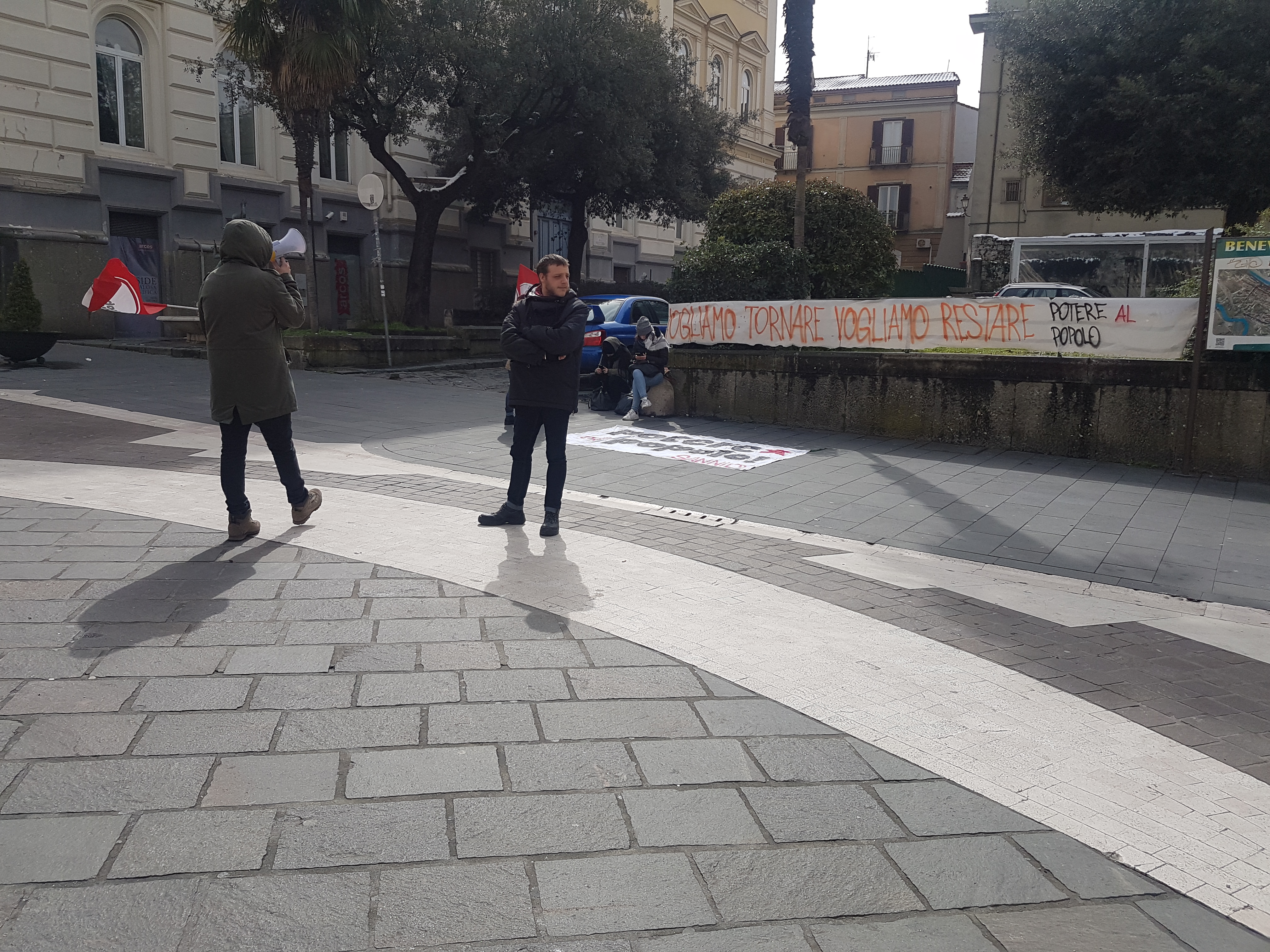 Benevento| Stop clientelismi, presidio di Potere al Popolo