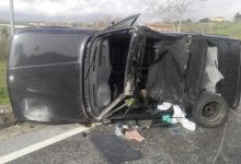 Pietrelcina| Auto si ribalta lungo la ex Statale 212