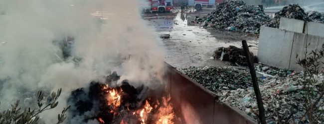 Apollosa| Incendio Ecoservice, Sindaco Corda a Labtv:”nessun pericolo forse incendio doloso”
