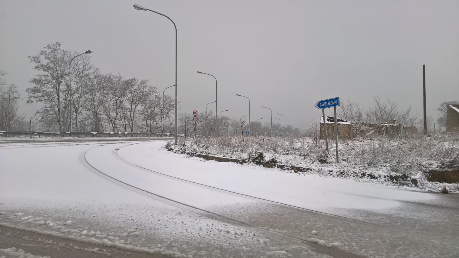 Allerta meteo neve in Campania fino alle 10 di venerdi