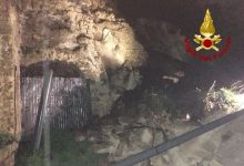 Avellino| Crolla nella notte muro in via Cupa Muti