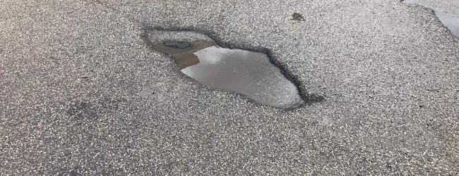 Benevento| Maltempo, dopo pioggia e neve strade “colabrodo”