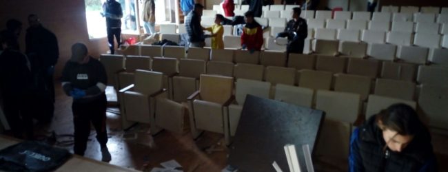 Benevento| Auditorium Spina Verde occupato. Obiettivo: ripulire gli spazi devastati