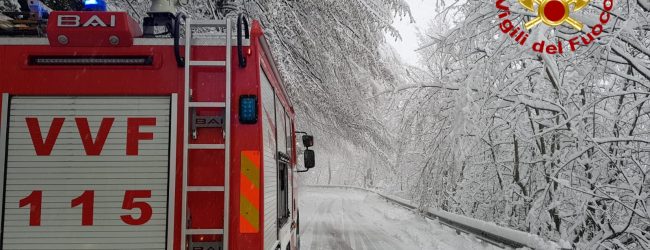 Neve e disagi in Alta Irpinia: viabilità a rischio