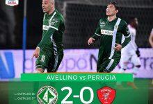 Doppio Castaldo e l’Avellino ritorna alla vittoria: Perugia K.O.