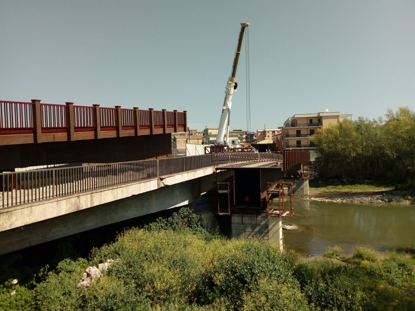 Benevento| Ponte Santa Maria degli Angeli, sopralluogo del Comune