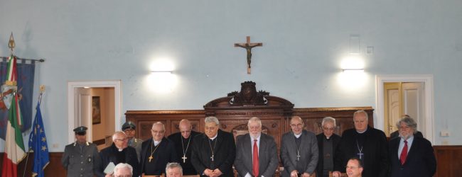 Benevento| La Conferenza Episcopale della Campania in visita alla Rocca dei Rettori