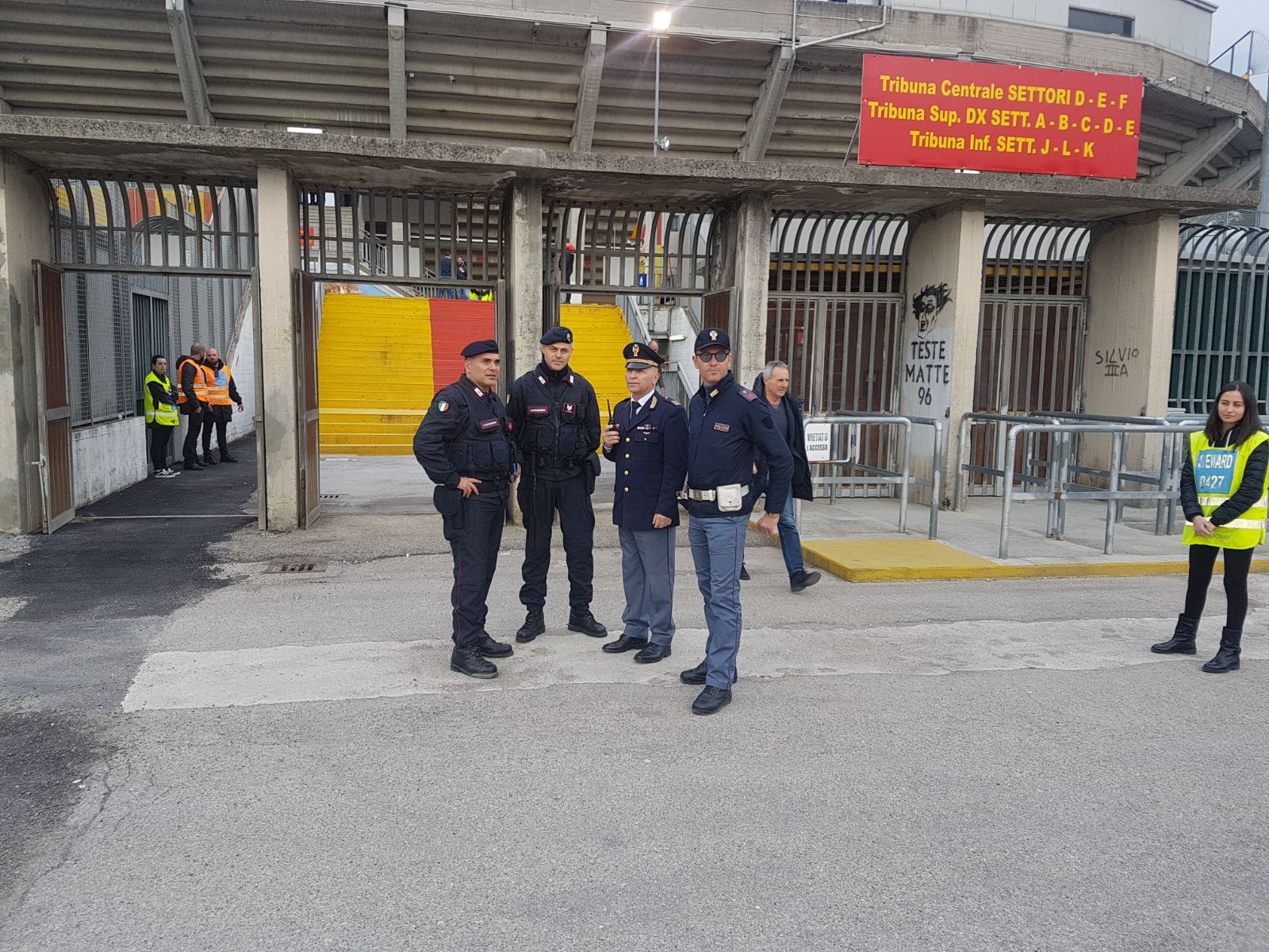 Steward aggredito durante match Benevento-Verona: identificato e daspato anche il terzo aggressore