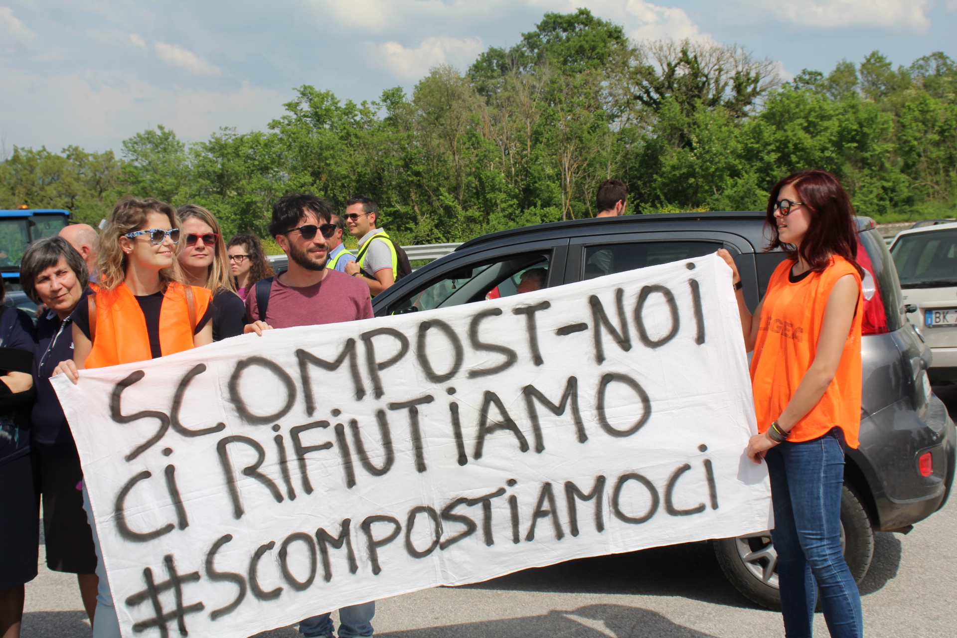 Sassinoro| La marcia per dire “No” all’impianto di compostaggio