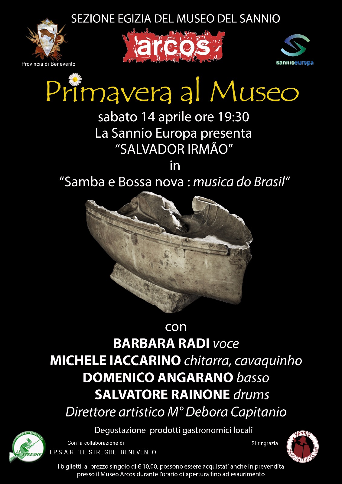Benevento| Al Museo Arcos lo spettacolo “Salvador Irmão: Samba e Bossa nova”