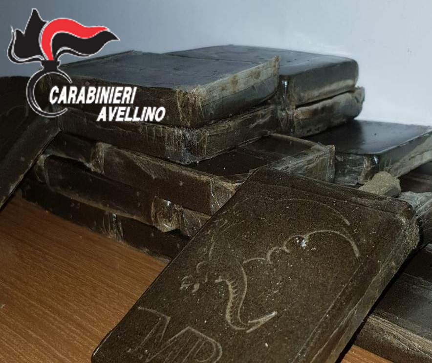 Grottolella| Due chili e mezzo di hashish in aperta campagna, s’indaga