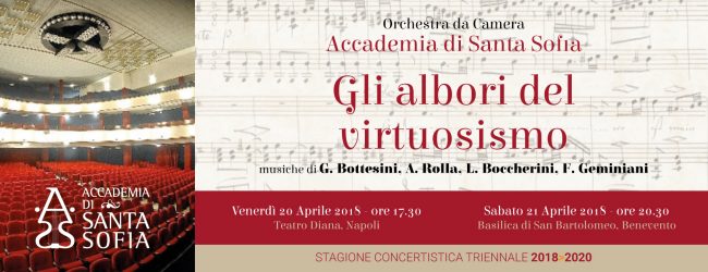 Benevento| Doppio appuntamento nel week-end con i concerti dell’Accademia di Santa Sofia.