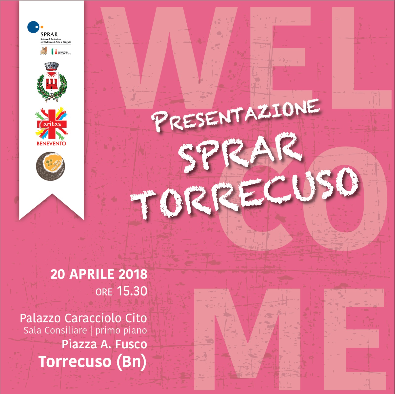 Torrecuso| #Welcome, si presenta lo Sprar