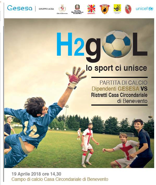 “H2GOL, Lo sport ci unisce”, incontro di calcio tra dipendenti GESESA e i ristretti della Casa Circondariale