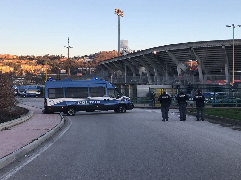 Match Benevento Juventus,ok dispositivo sicurezza della Polizia