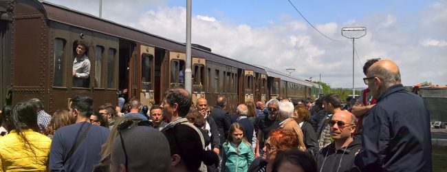 Il treno storico passa per Pontelandolfo