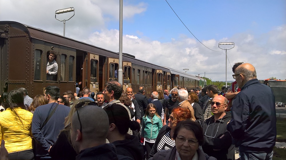 Il treno storico passa per Pontelandolfo