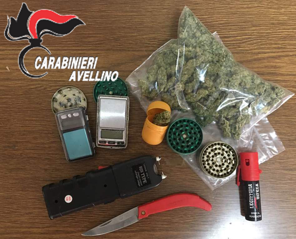 Avella| Arrestato dai carabinieri un turista pregiudicato sorpreso in possesso di armi e droga