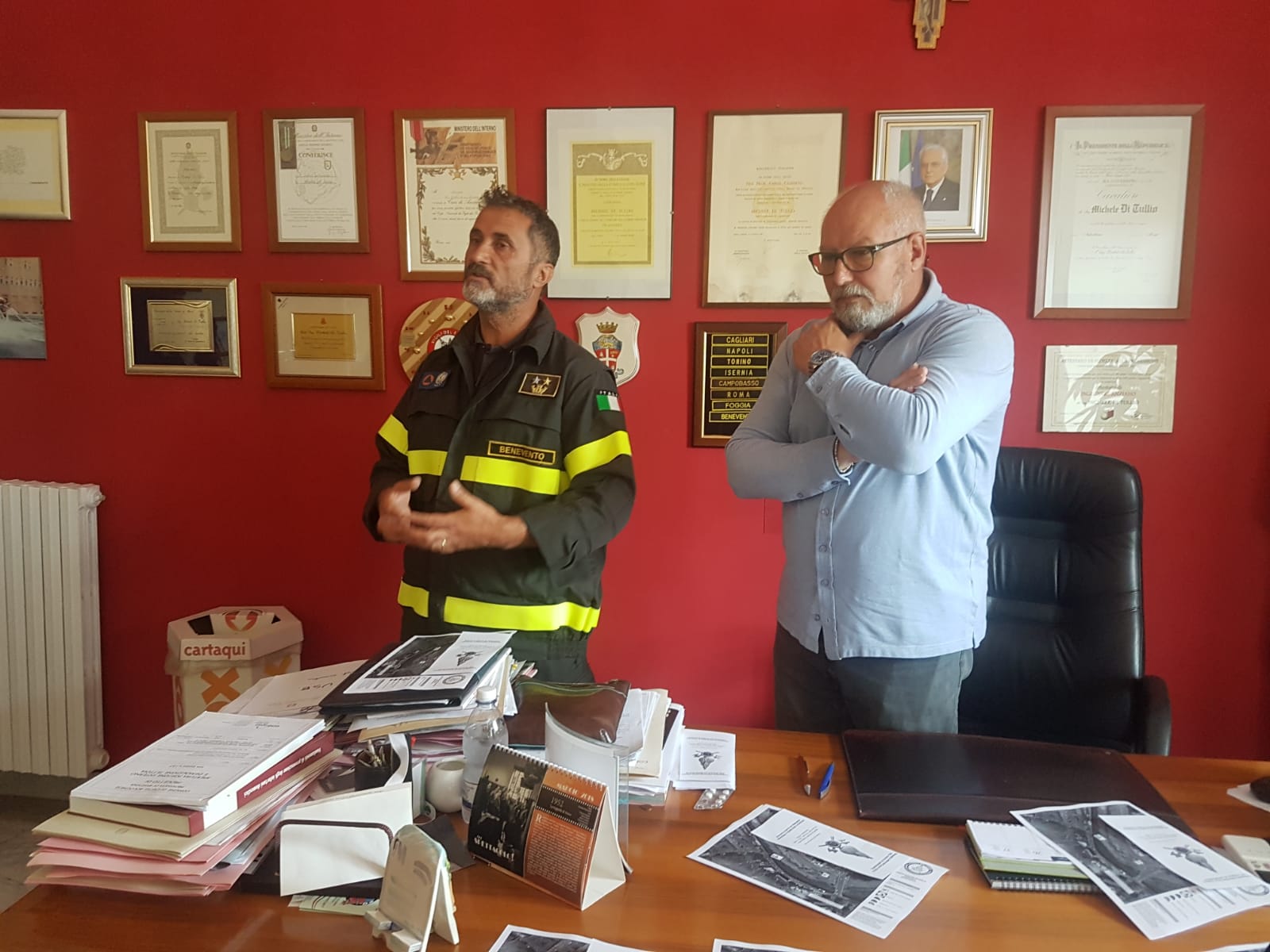 Fiume Calore protagonista di una esercitazione dei VVF