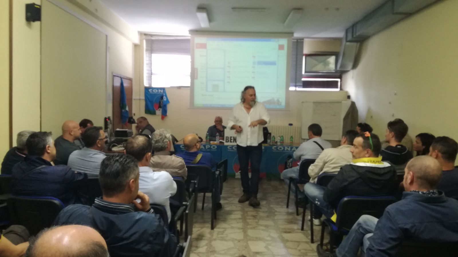 Benevento| Conapo VVF, assemblea proficua con il segretario Brizzi