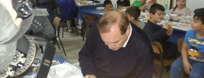 Benevento| Mastella a tavola con i bimbi della San Filippo Neri