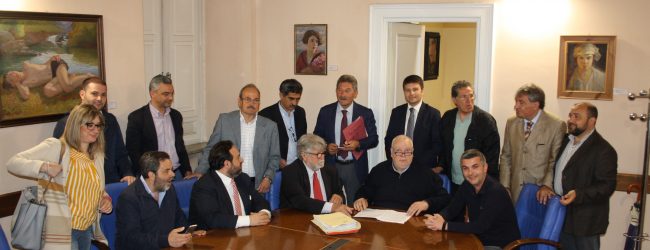 Benevento| Opere pubbliche del Sannio, Ricci firma protocollo con i sindaci