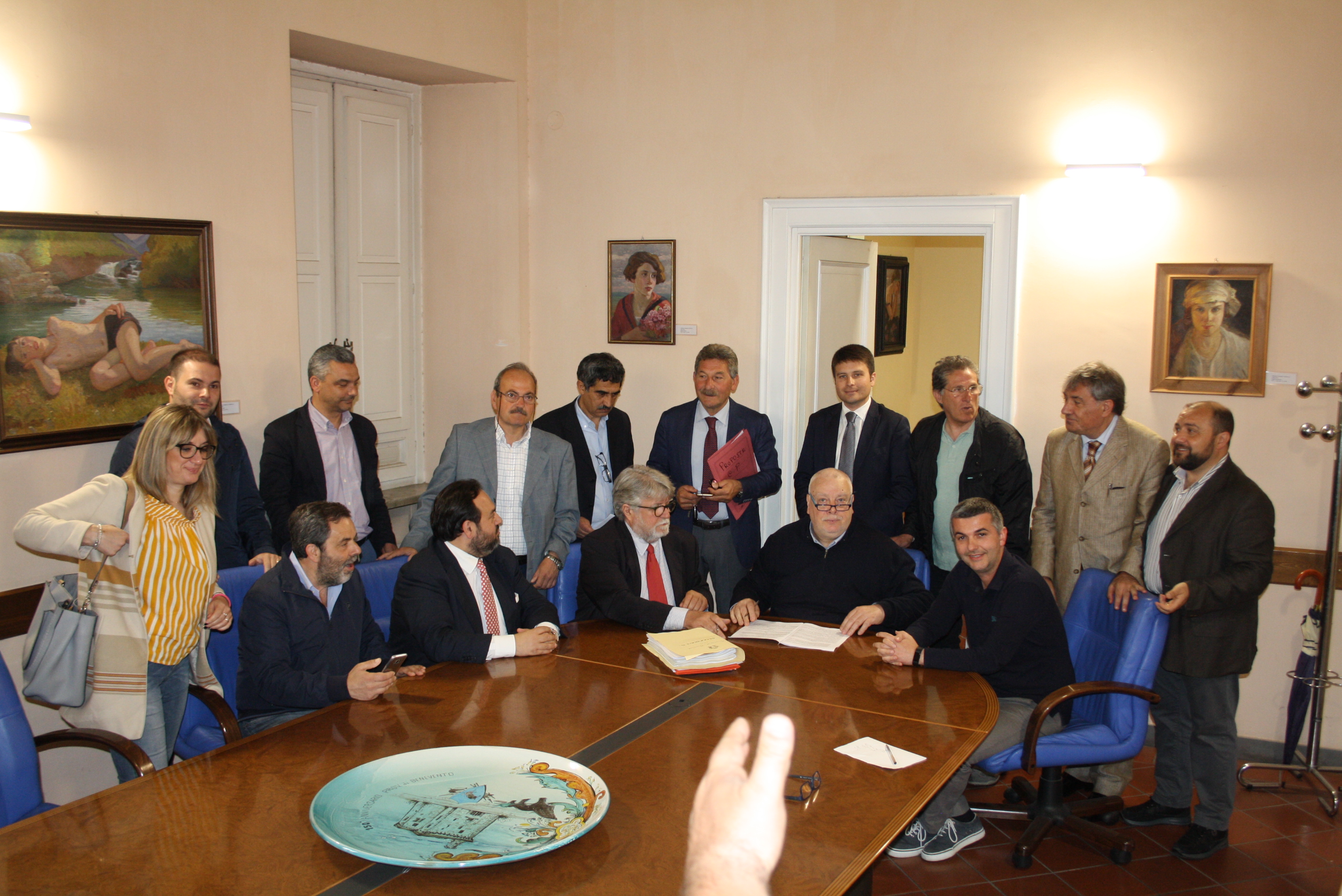 Benevento| Opere pubbliche del Sannio, Ricci firma protocollo con i sindaci