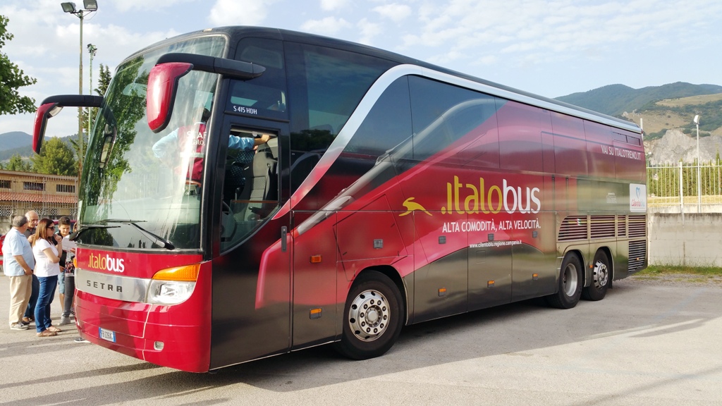 Italobus: dal 14 giugno collegamenti con Reggia Caserta e Benevento