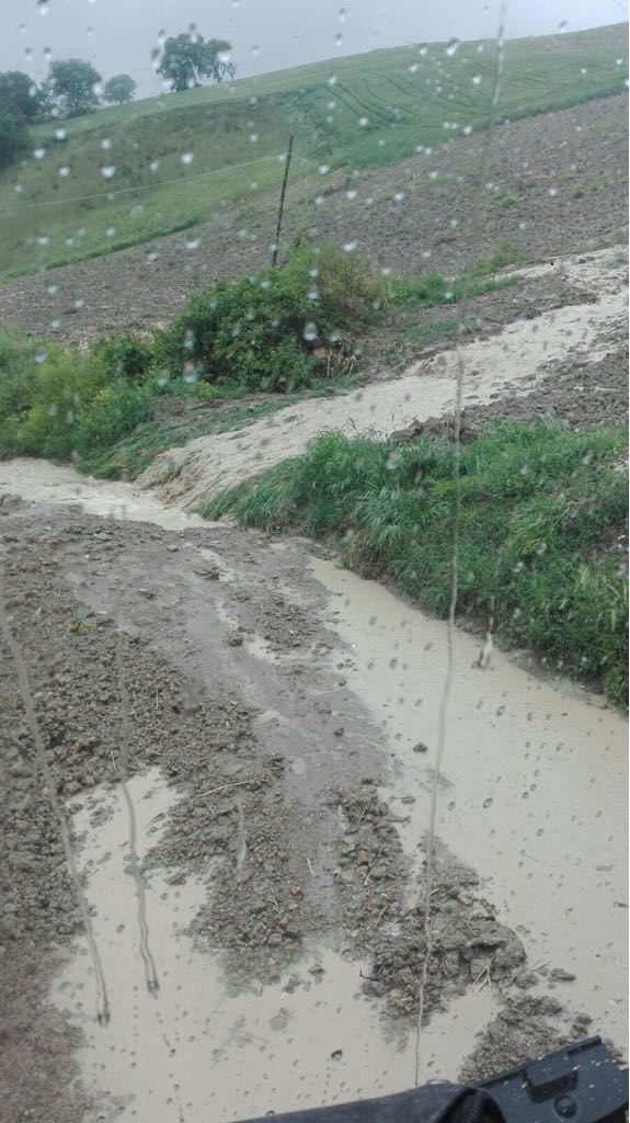 San Giorgio La Molara| Maltempo, una frana blocca la strada provinciale 45