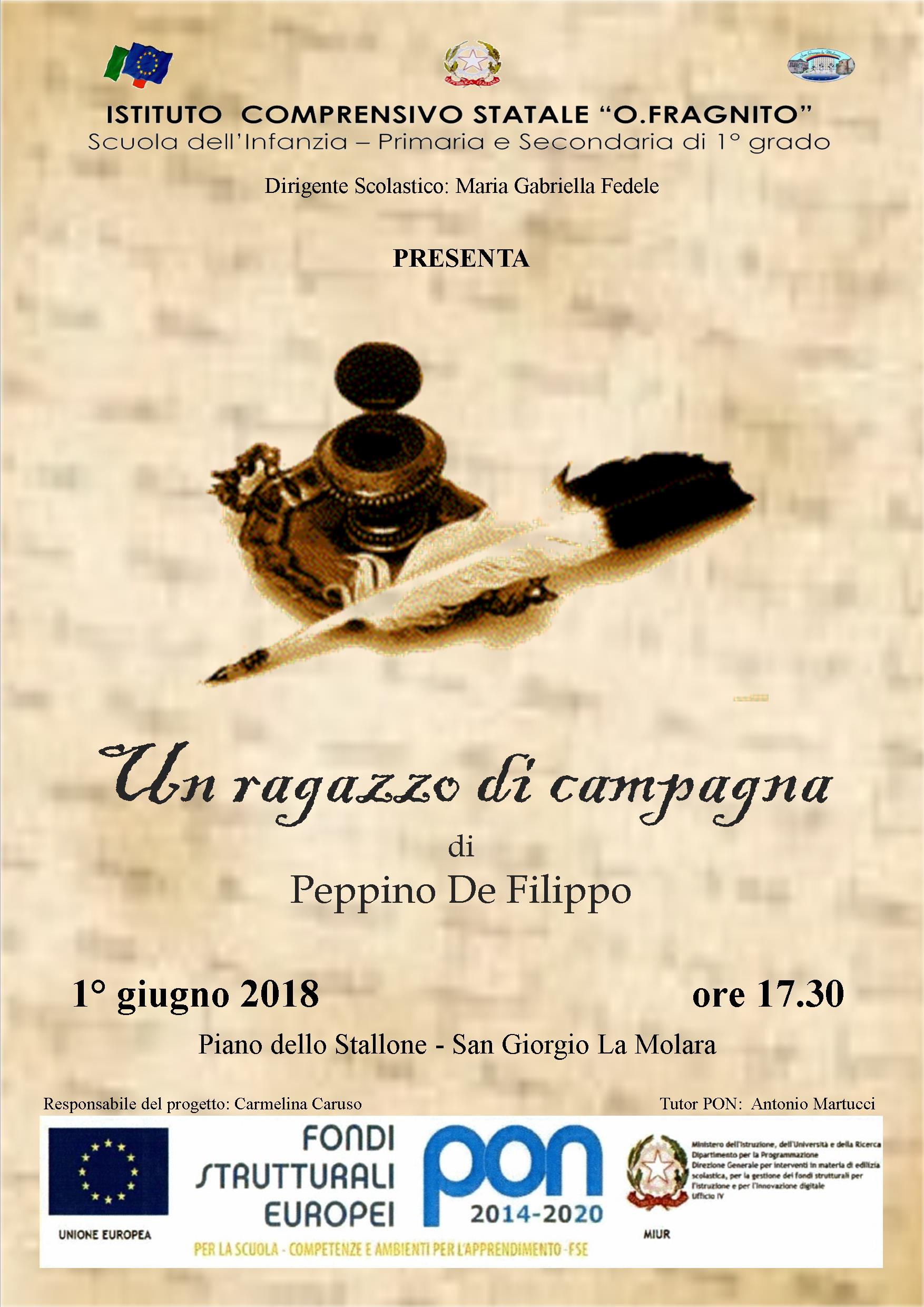 San Giorgio La Molara| In scena “Un ragazzo di campagna” di Peppino De Filippo