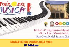 San Giorgio del Sannio| Il 26 Maggio la  Maratona pianistica organizzata dall’Istituto Comprensivo Statale «Rita Levi Montalcini»