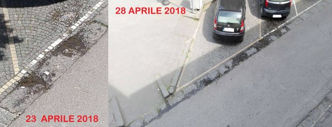 San Giorgio del Sannio| Perdita d’acqua su viale Spinelli, esposto in Procura