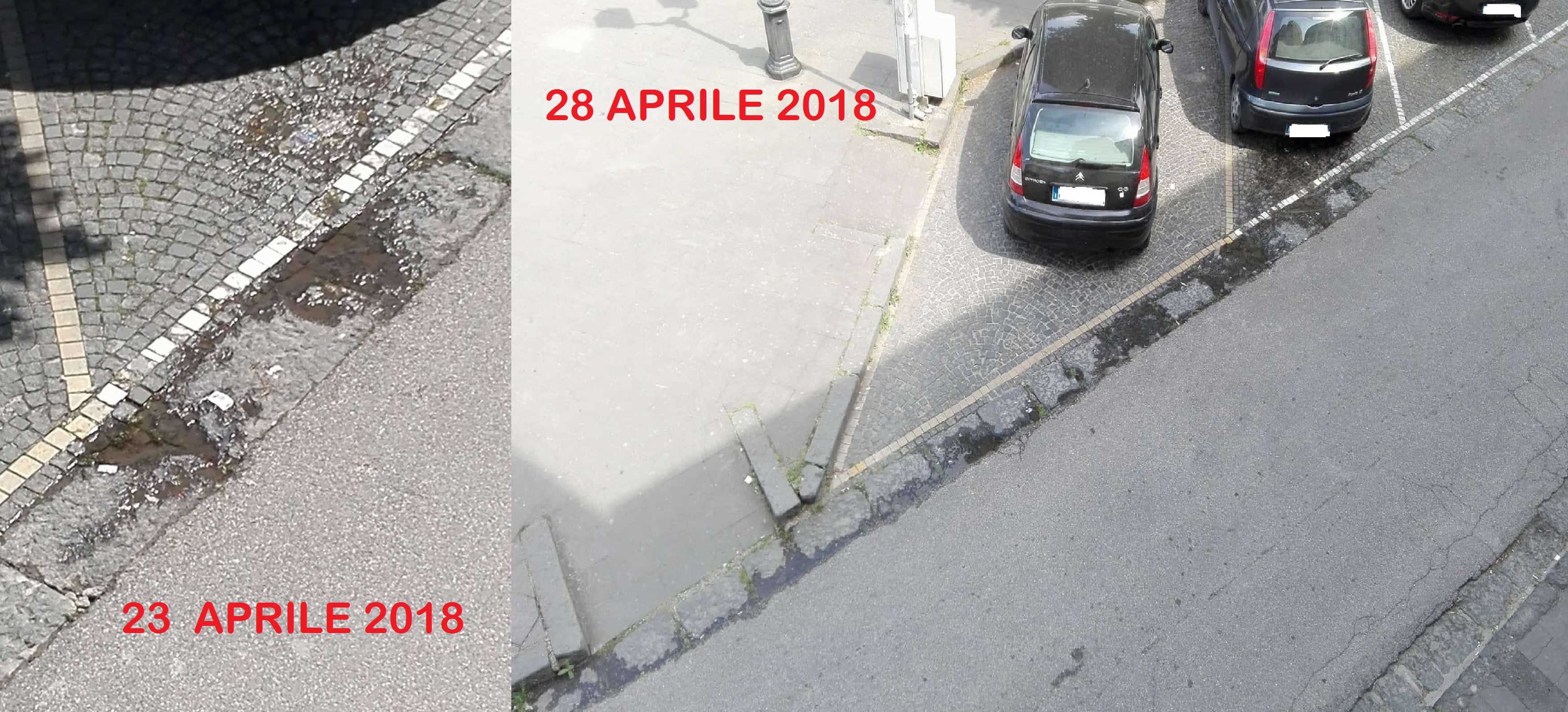 San Giorgio del Sannio| Perdita d’acqua su viale Spinelli, esposto in Procura