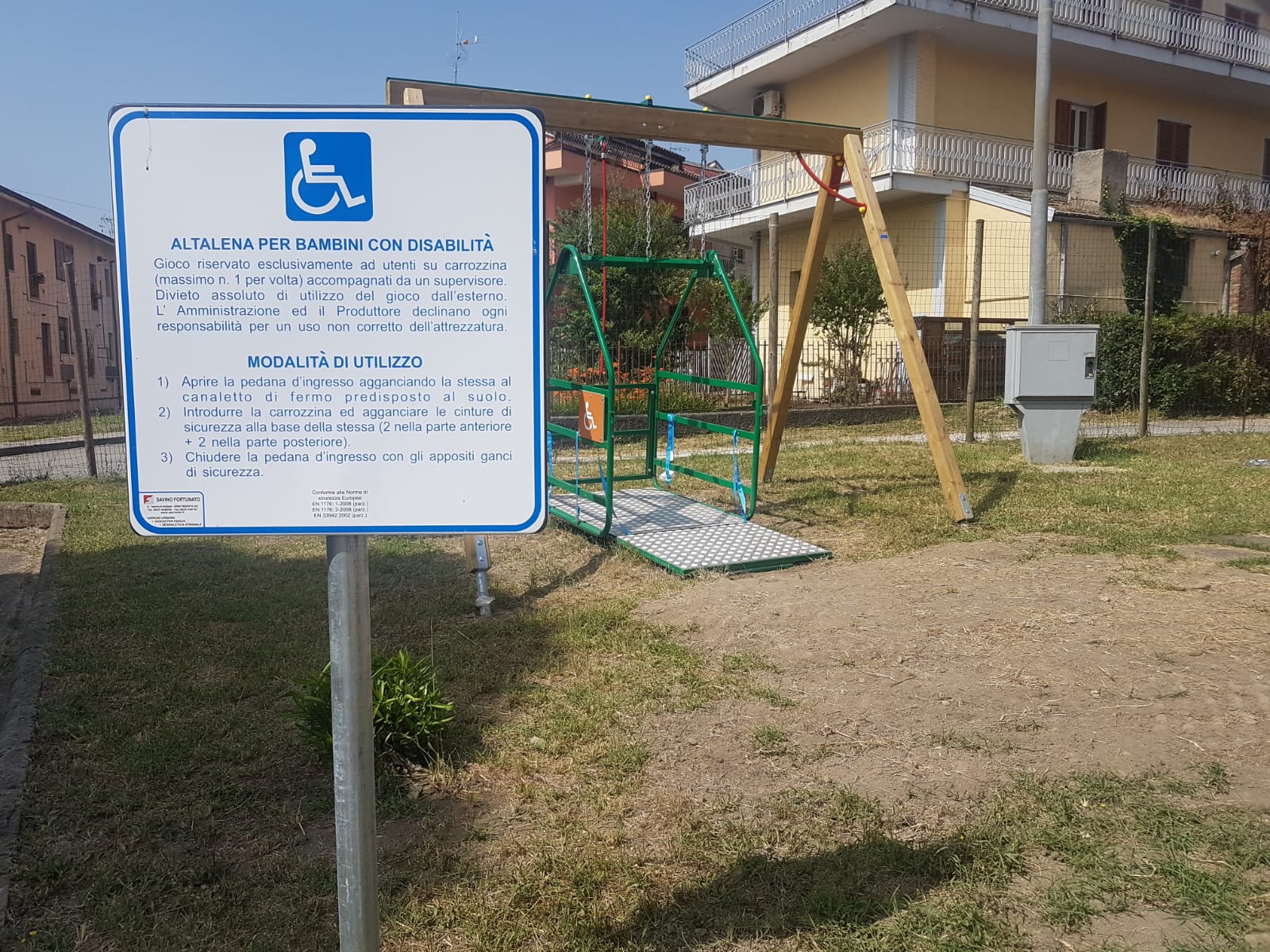 Calvi| Nuova luce per il parco giochi Martiniello