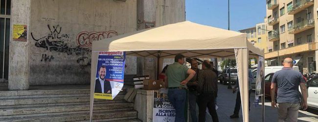 Minacce gazebo Lega: indagini della Digos