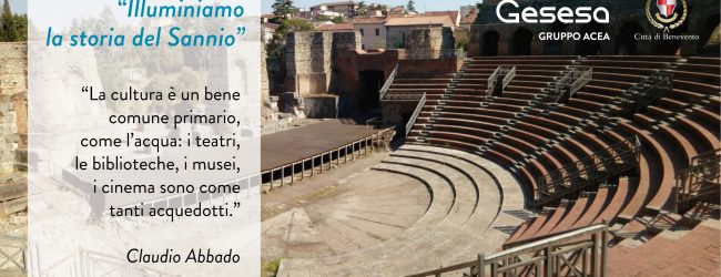 Benevento| S’illumina il Teatro Romano, Gesesa presenta progetto
