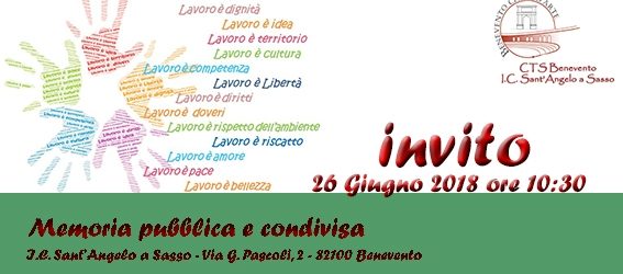 Benevento| Toponomastica della città, domani sarà presentata iniziativa degli alunni dell’I.C Sant’Angelo a Sasso