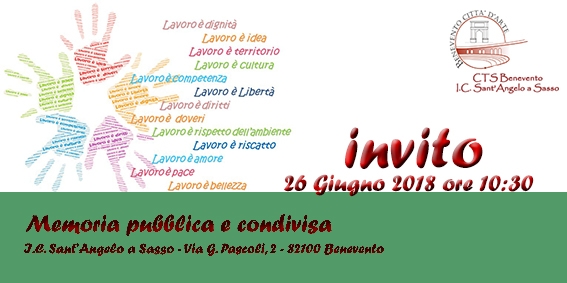 Benevento| Toponomastica della città, domani sarà presentata iniziativa degli alunni dell’I.C Sant’Angelo a Sasso
